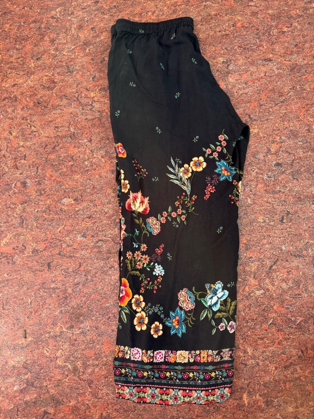 Johnny Was WideLeg Split Drawstring Pants - Picture 2 of 14